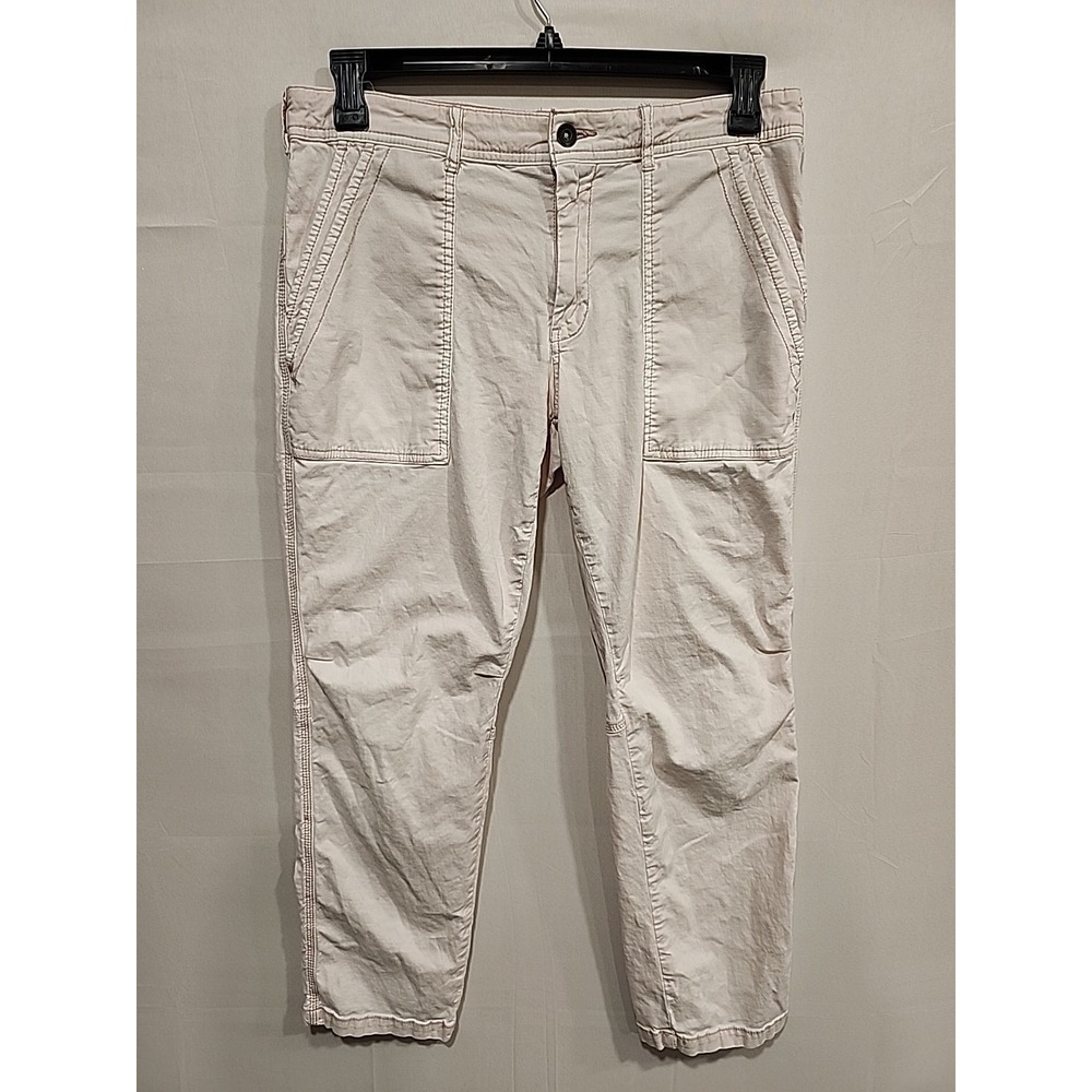 By Anthropologie The Wanderer Jeans Womens‎ Size 30 Lt. Pink 6 Pockets Stretch